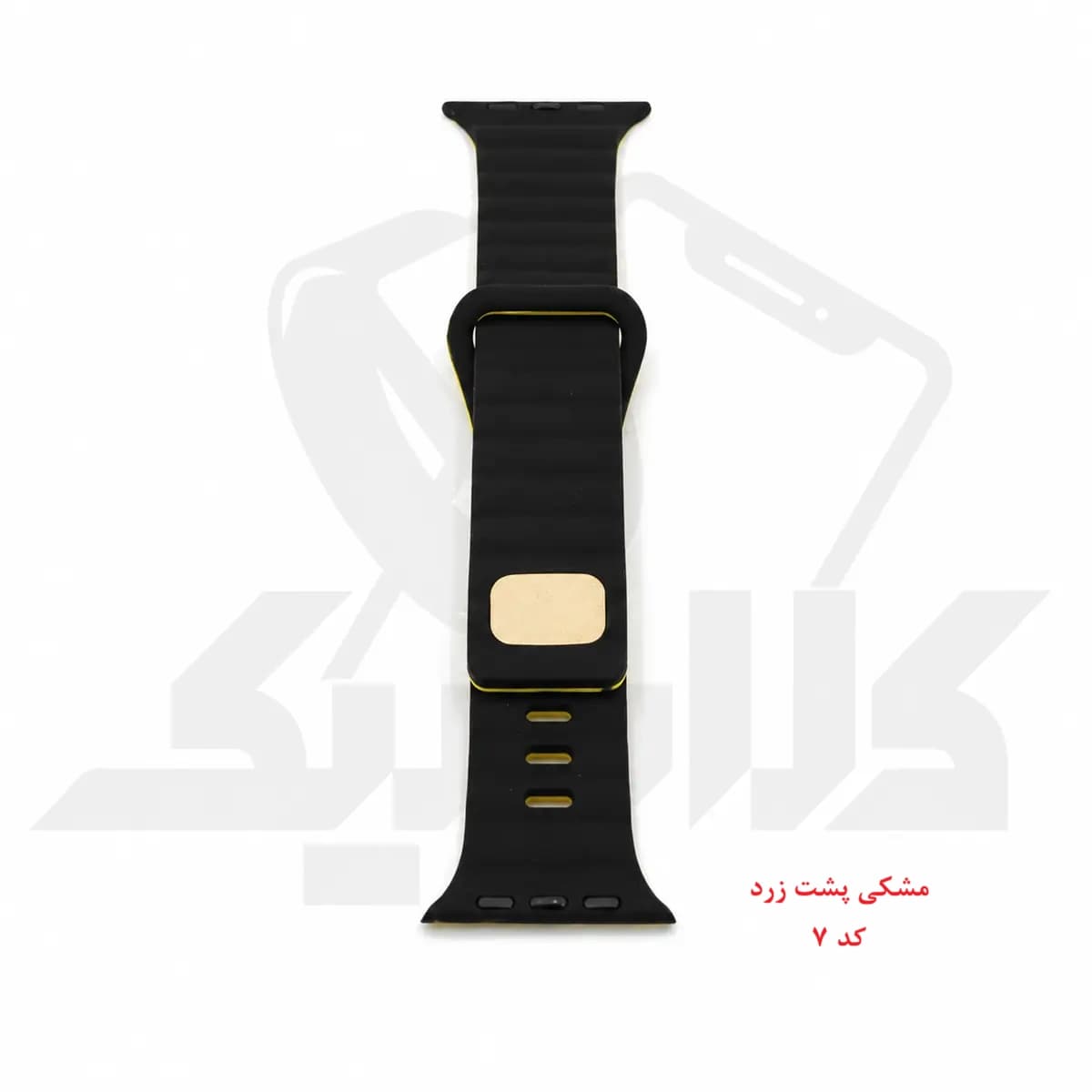 بند مگنتی سیلیکونی اپل واچ دو رنگ 42 تا 49 — تصویر ۱۲