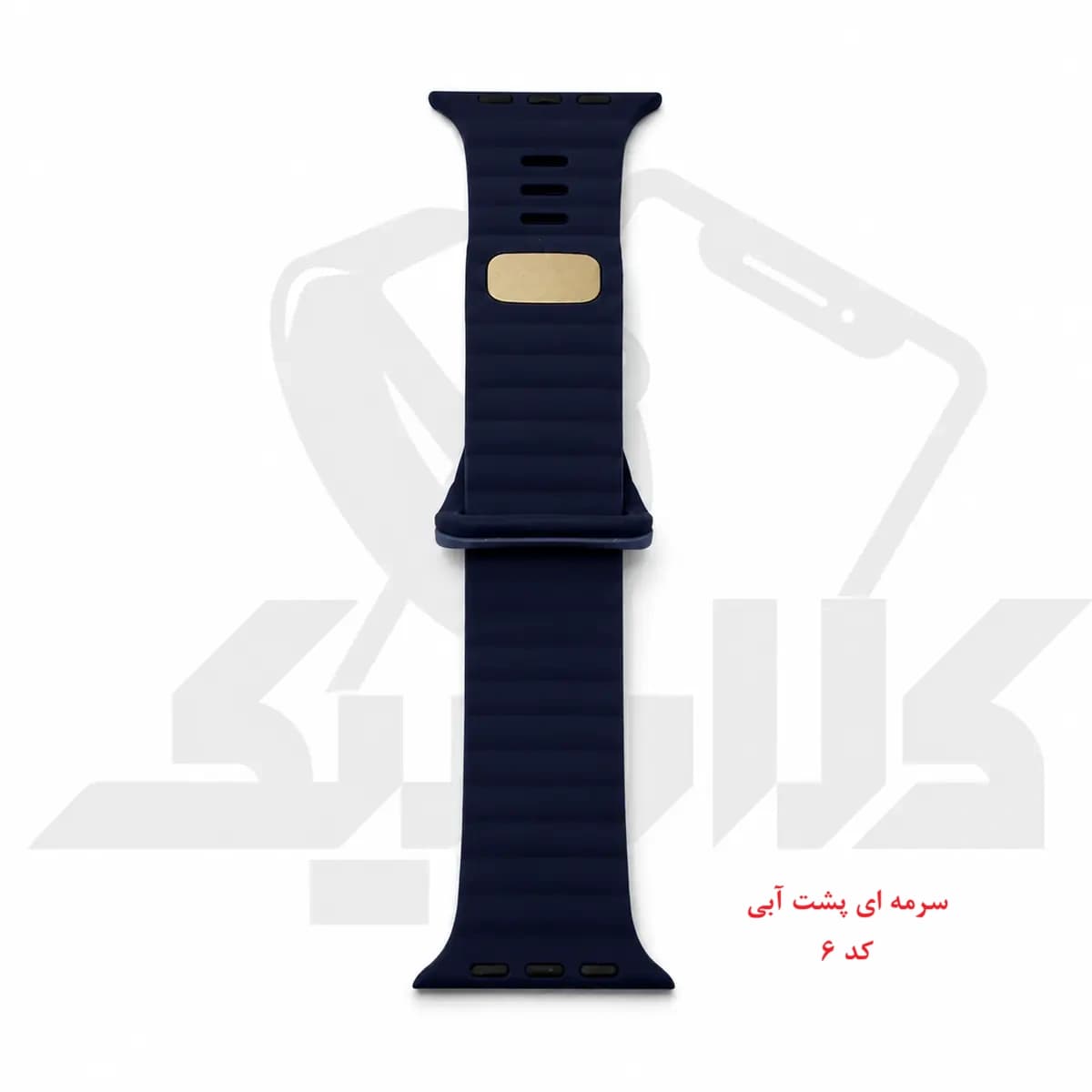 بند مگنتی سیلیکونی اپل واچ دو رنگ 42 تا 49 — تصویر ۵