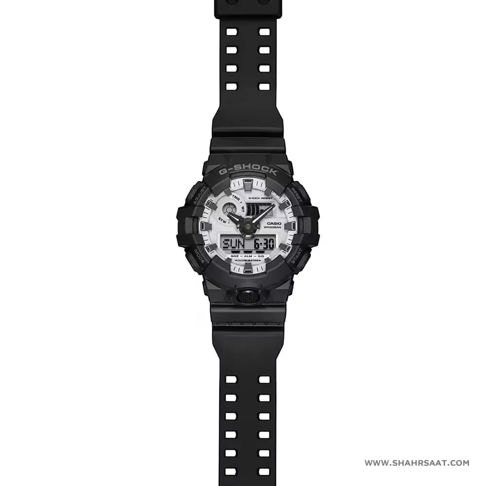 ساعت مچی مردانه کاسیو جی شاک اصل مدل GA-700WD-1ADR — تصویر ۷