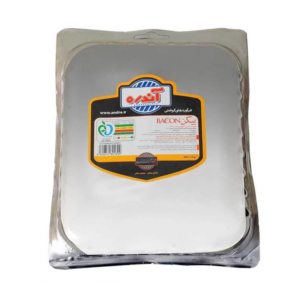 بیکن 98 درصد گوشت آندره وزن 300 گرم — تصویر ۴
