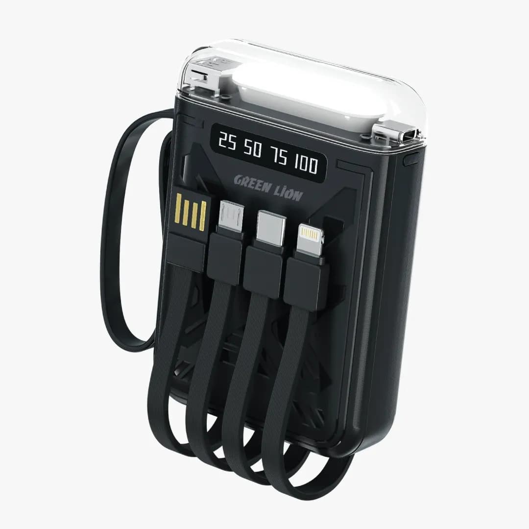 پاور بانک لوما پرو 10000 میلی‌آمپر گرین لاین LUMA PRO 10000MAH POWER BANK — تصویر ۲