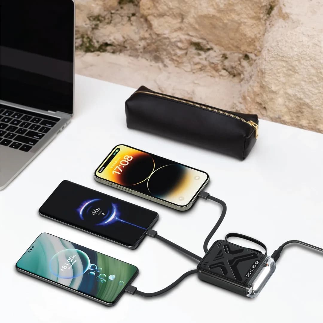 پاور بانک لوما پرو 10000 میلی‌آمپر گرین لاین LUMA PRO 10000MAH POWER BANK — تصویر ۴
