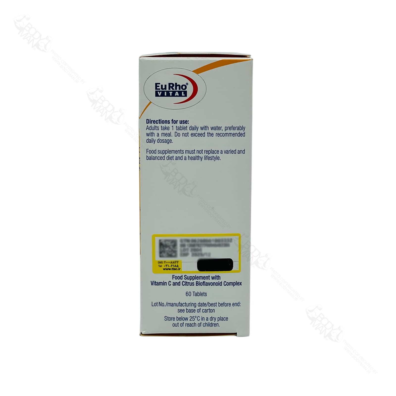 ویتامین ث ۱۰۰۰ دپو یوروویتال | Eu Rho VITAL Vitamin C 1000 DEPOT — تصویر ۴