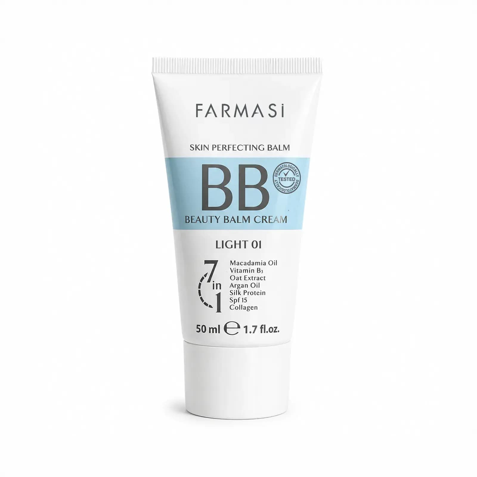 بی بی کرم فارماسی _ FARMASI _ شماره 01 _ LIGHT حجم 50 میل