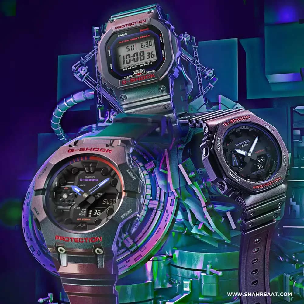 ساعت مچی مردانه کاسیو جی شاک اصل مدل DW-B5600AH-6DR — تصویر ۸