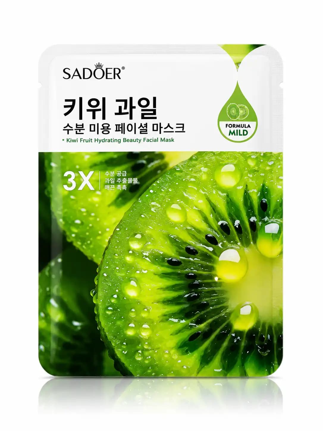 ماسک ورقهای آبرسان کیوی سادوئر | Sador Kiwi Fruit Hydrating Mask