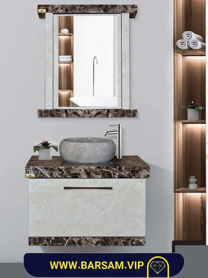 ست کابین روشویی مدل مانلی کد 1040
