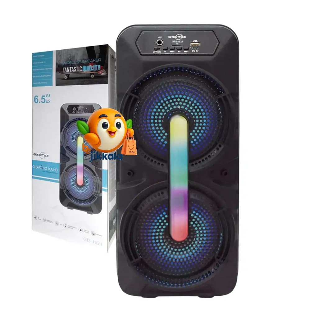 اسپیکر بلوتوثی GTS-1621 ایستاده قابل حمل — تصویر ۵
