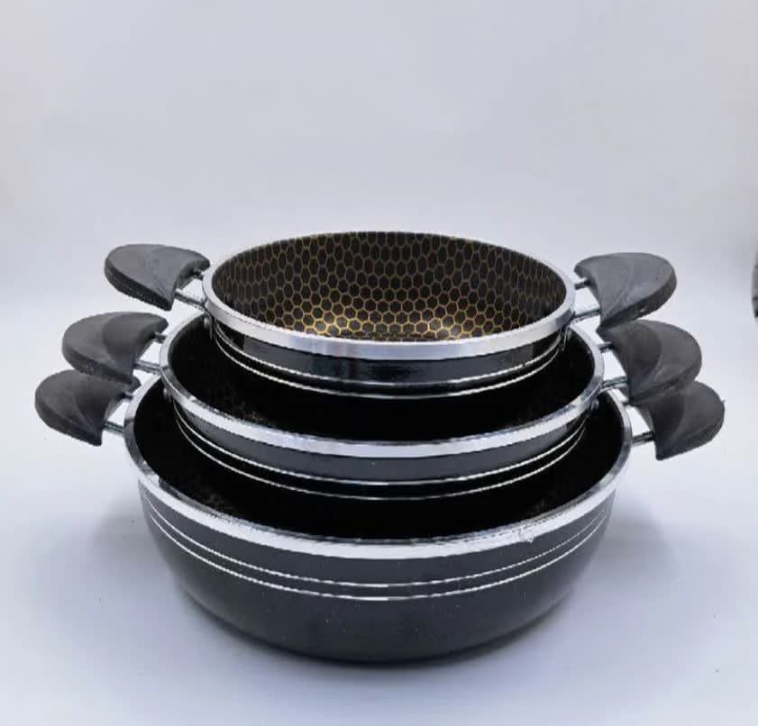 تابه ۳ عددی دو دسته طرح چدن