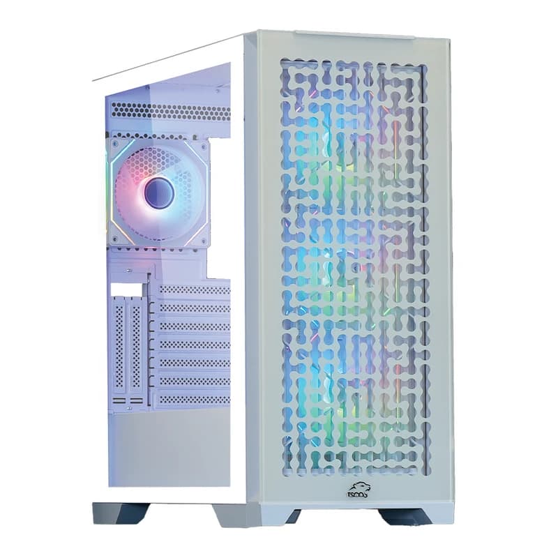 کیس کامپیوتر تسکو مدل GC4511 Dragon’s Breath ARGB سفید — تصویر ۹