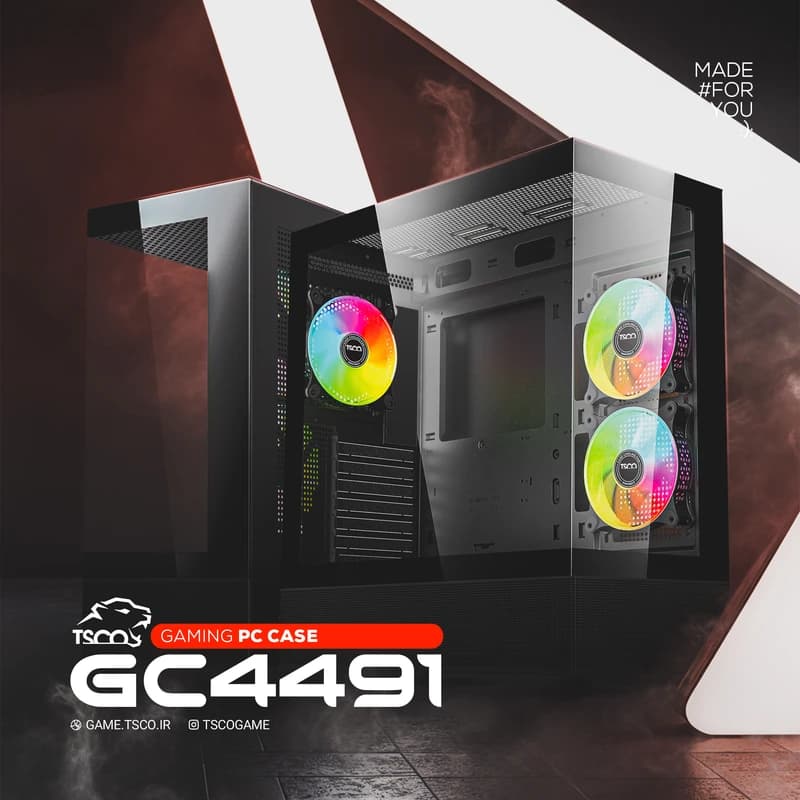 کیس کامپیوتر تسکو مدل GC4491 — تصویر ۶