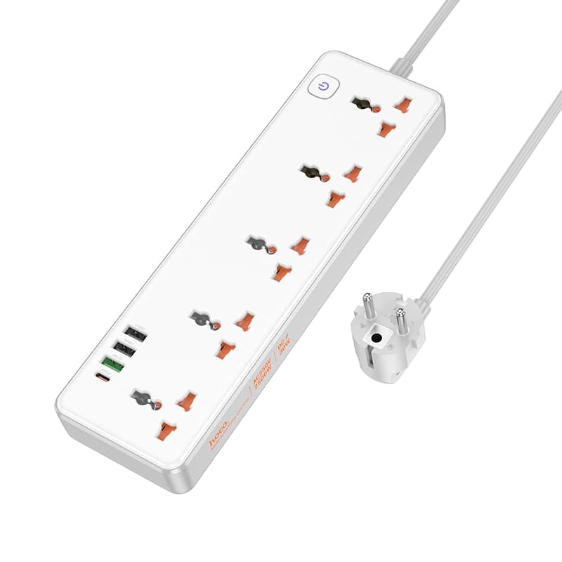 شارژر و چند راهی برق PD30WQC3.05 sockets EU هوکو مدل AC14A — تصویر ۱۰