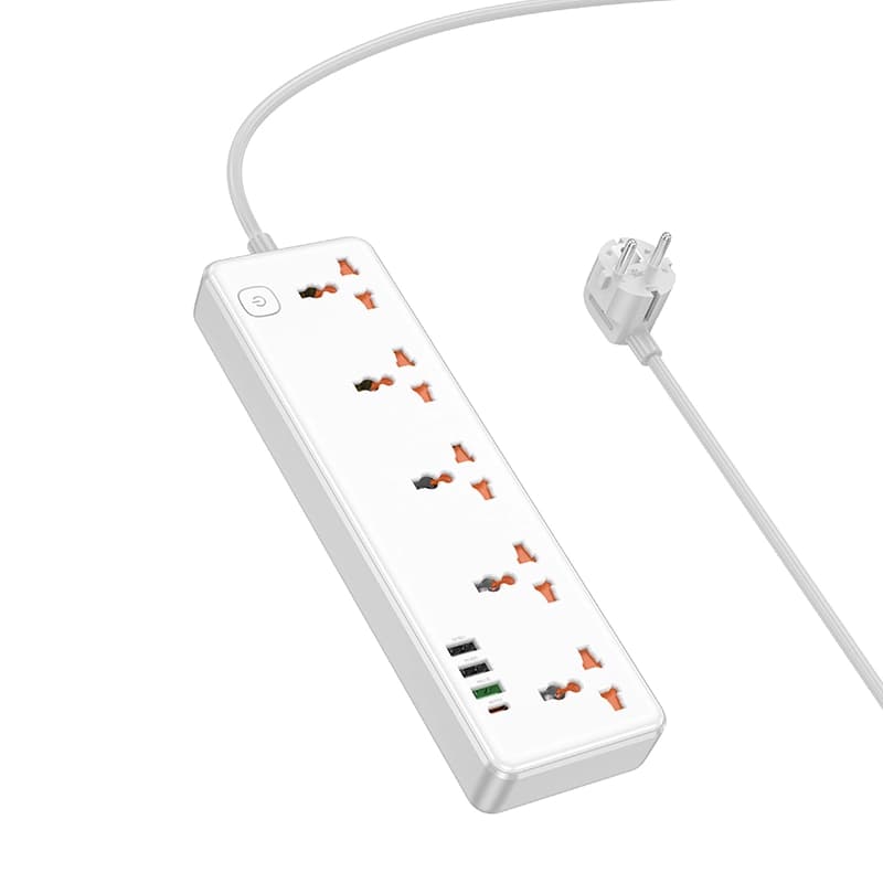 شارژر و چند راهی برق PD30WQC3.05 sockets EU هوکو مدل AC14A — تصویر ۱۲