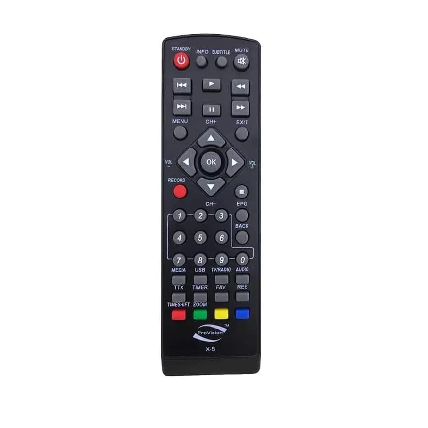 کنترل گیرنده دیجیتال پروویژن ProVision مدل X5 — تصویر ۲