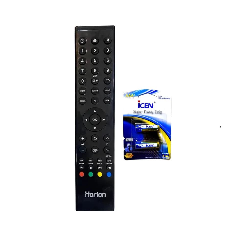 کنترل تلویزیون هوریون Horion مدل T4.1 به همراه باتری — تصویر ۲