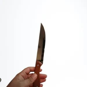 چاقو خنجری ۶ اینچ دسته چوبی