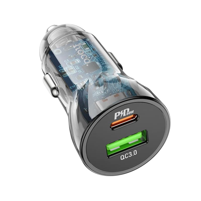 شارژر فندکی 30 وات هوکو مدل Z47A PD+QC3.0 — تصویر ۵