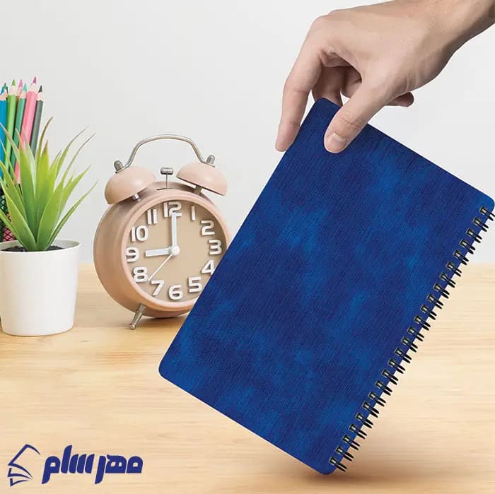 دفتر یادداشت اروپایی طرح موج آبی — تصویر ۳
