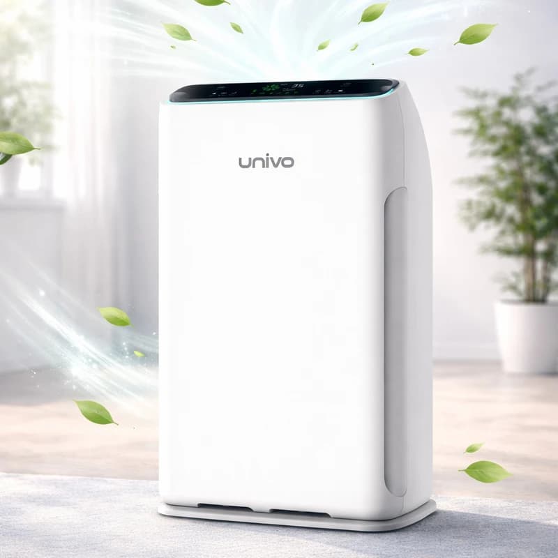 دستگاه تصفیه‌کننده هوا خانگی پنج مرحله‌ای یونیوو مدل UAir Sora 320 به همراه فیلتر — تصویر ۸