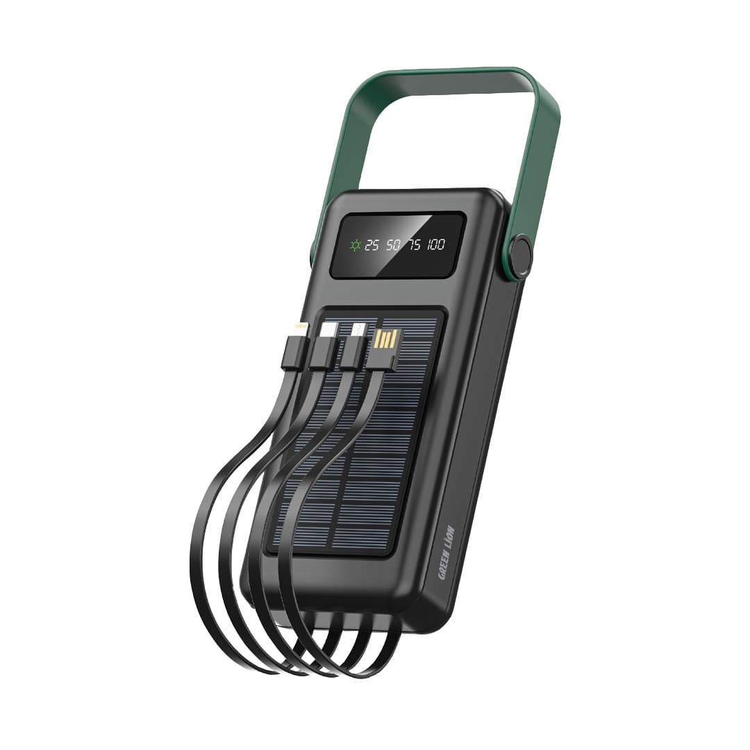 پاور بانک گرین لاین مدل Solar Max ظرفیت 30000 میلی آمپر ساعت(فروش تک و عمده) — تصویر ۷
