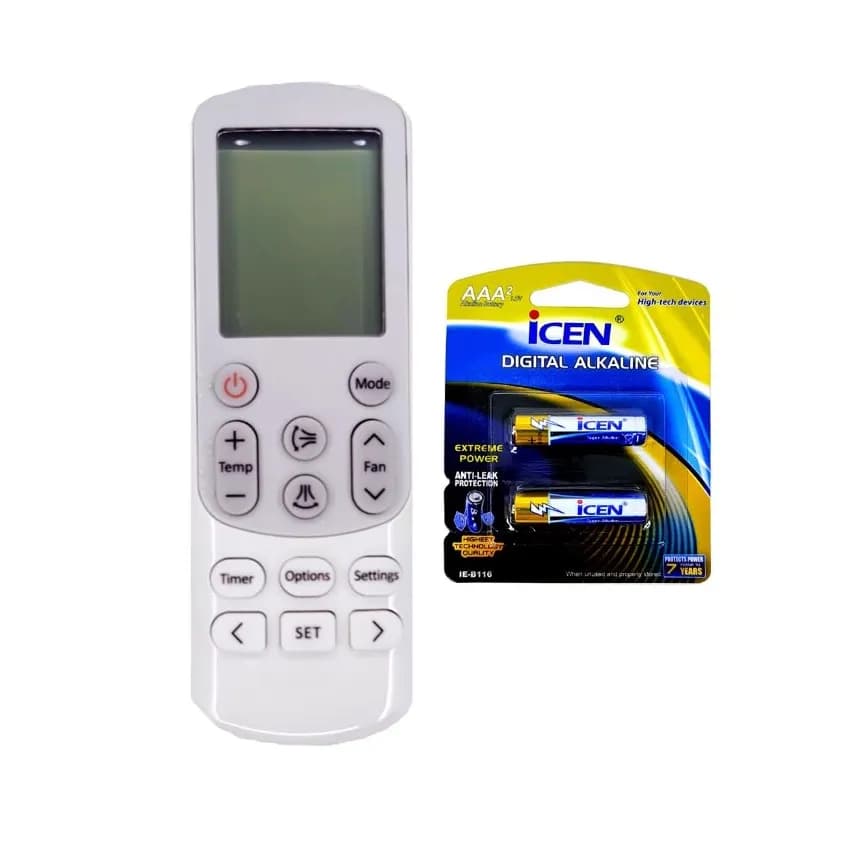 کنترل کولرگازی همه کاره سامسونگ SAMSUNG مدل KS-SS02V به همراه باتری — تصویر ۲