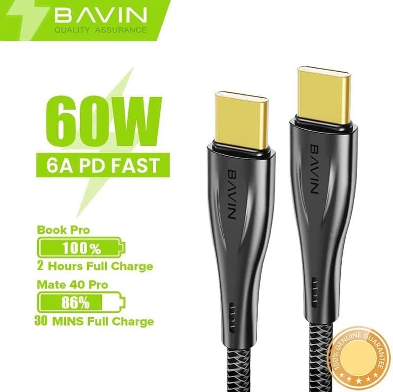 کابل دو سر تایپ سی BAVIN — تصویر ۲