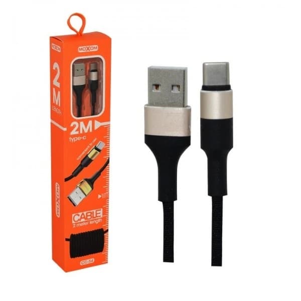 کابل تبدیل USB به MicroUSB موکسوم مدل CC-54 طول 2 متر