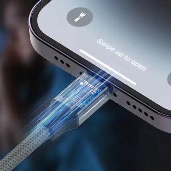 کابل تبدیل USB-C به لایتنینگ الدینیو مدل LC441i طول 1 متر — تصویر ۸