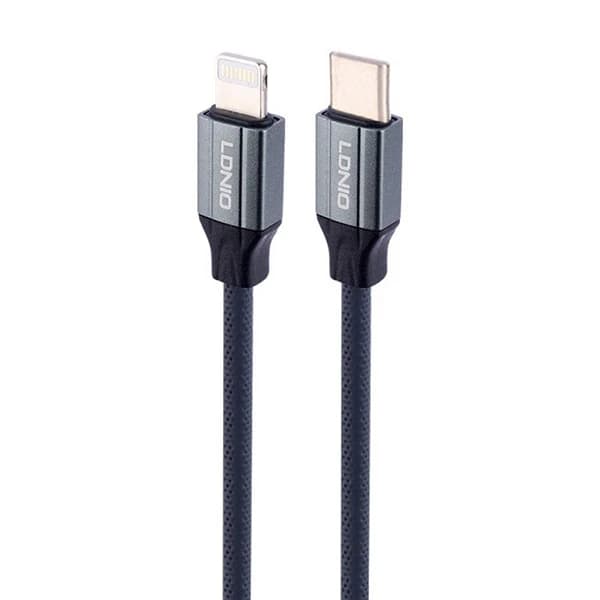 کابل تبدیل USB-C به لایتنینگ الدینیو مدل LC441i طول 1 متر — تصویر ۷