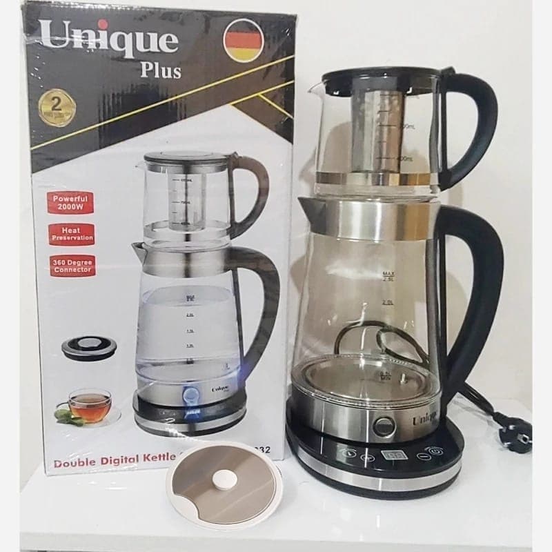 چای ساز لمسی یونیک UP-2023 ایستاده 1800 وات — تصویر ۴