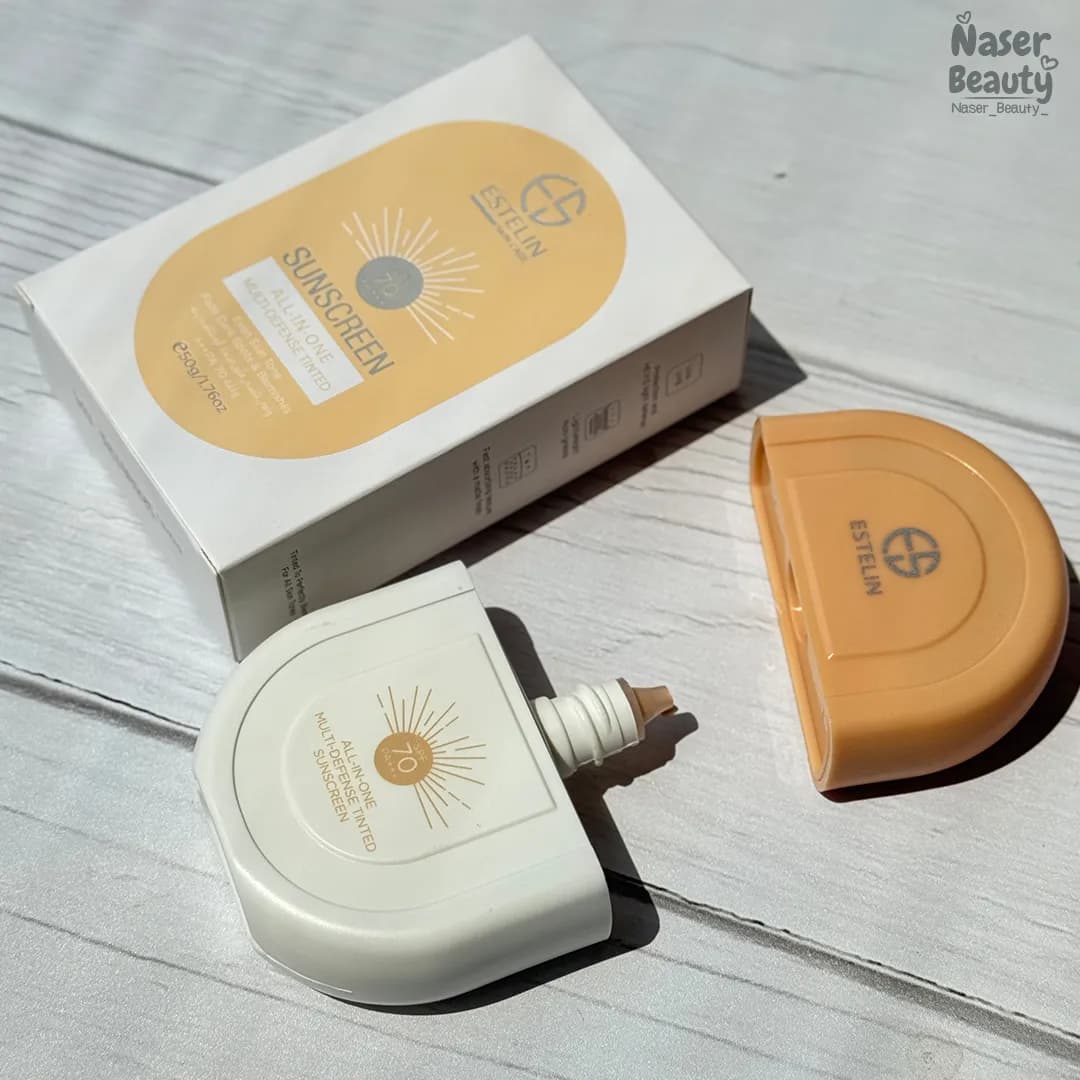 ضدآفتاب رنگی استلین Estelin SPF 70 — تصویر ۴
