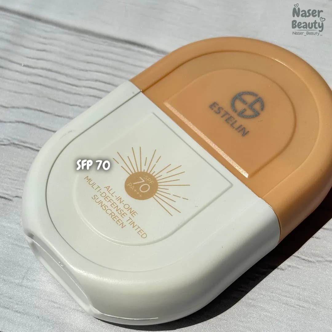 ضدآفتاب رنگی استلین Estelin SPF 70 — تصویر ۷