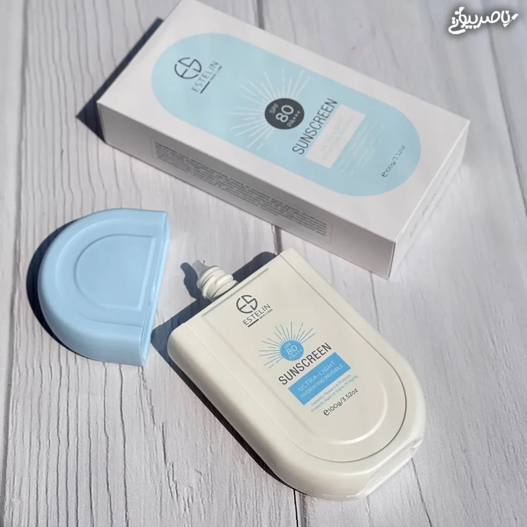 ضدآفتاب بی رنگ استلین Estelin SPF 80 — تصویر ۵