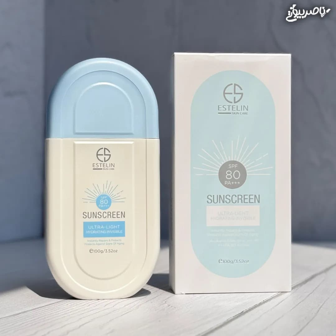 ضدآفتاب بی رنگ استلین Estelin SPF 80 — تصویر ۲