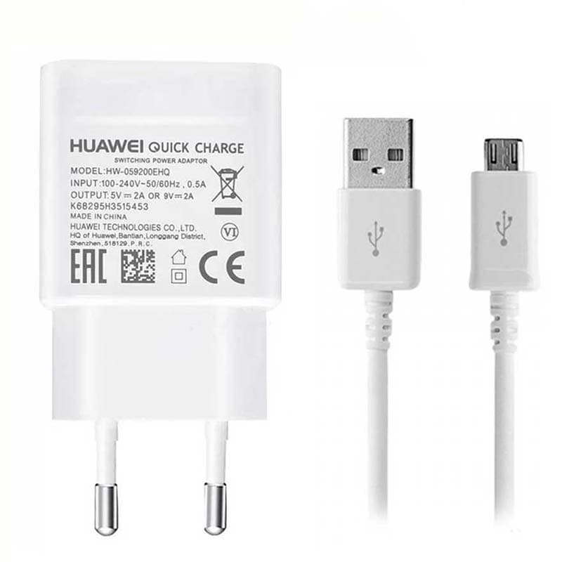 شارژر فست هواوی با کابل Micro-USB — تصویر ۲