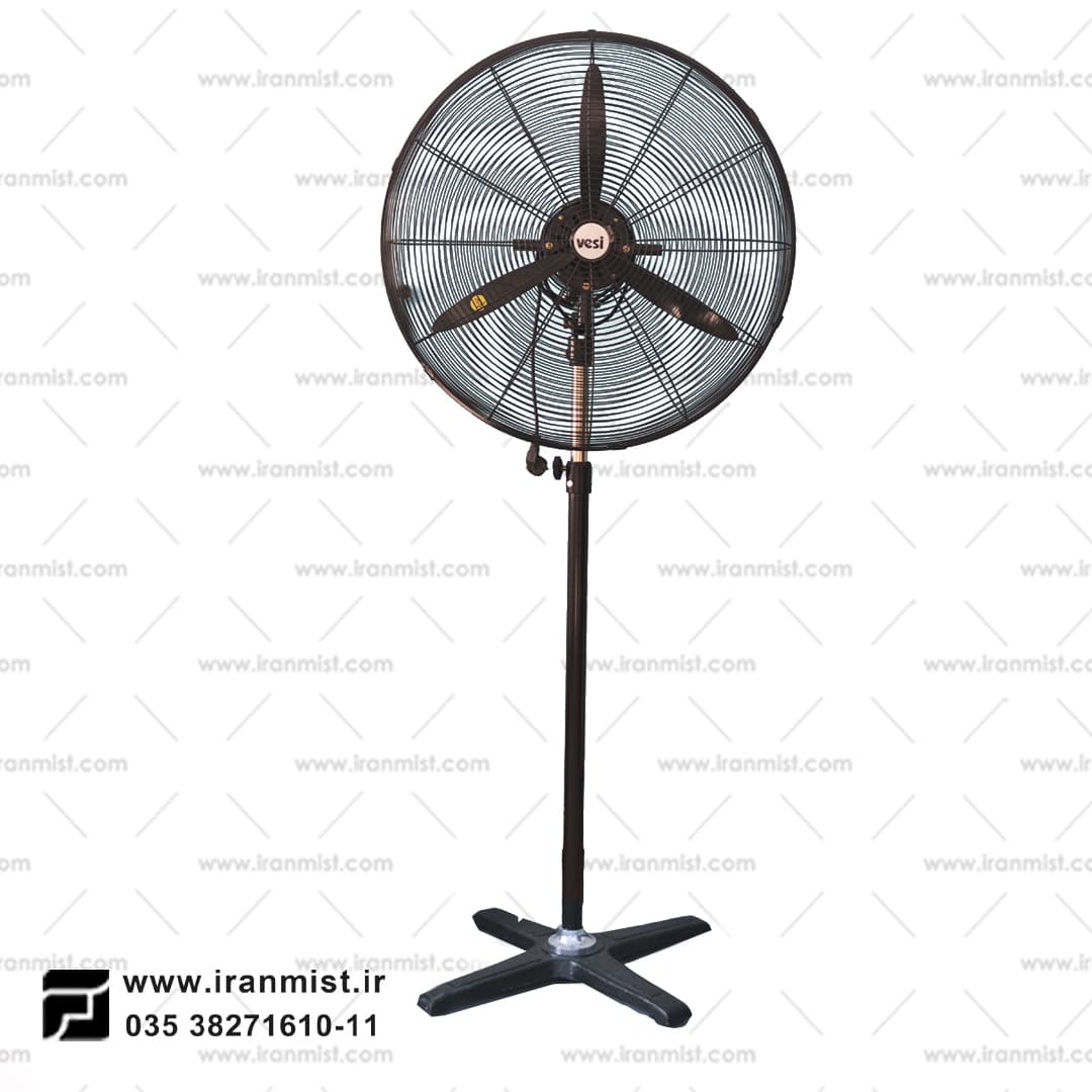 پنکه صنعتی ایستاده +vesi، سایز پره 75cm، موتور عایق