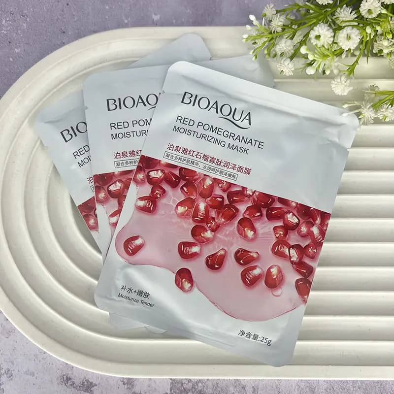 ماسک ورقه ای انار بیواکوا (5عددی BIOAQUA)
