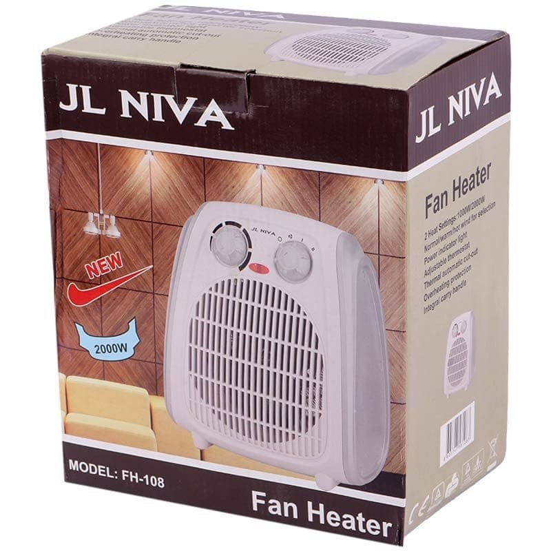 بخاری برقی فن‌دار FH-108 فن هیتر JL NIVA FH-108 — تصویر ۵
