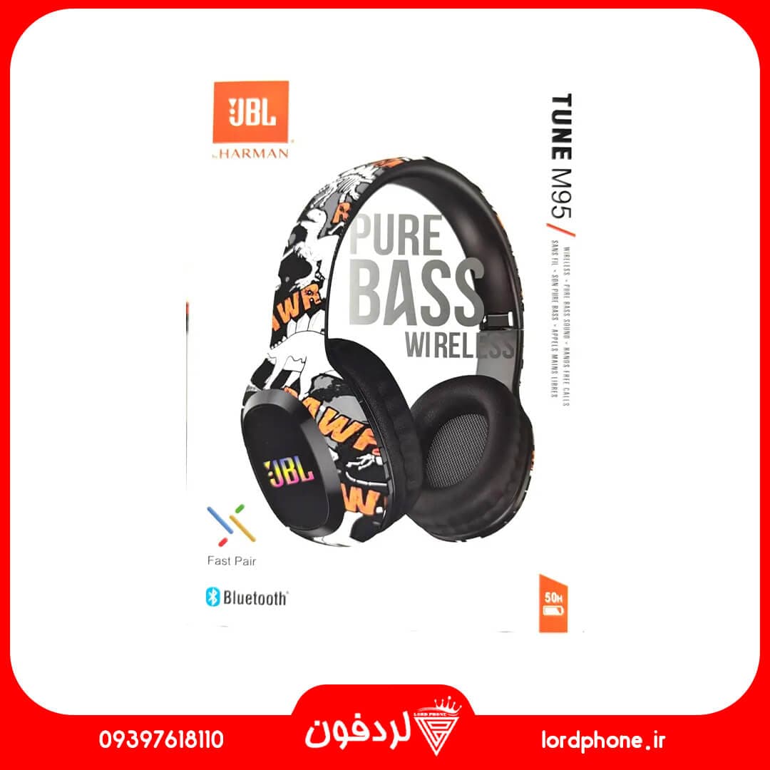 هدفون جی بی ال M95 بلوتوثی JBL TUNE — تصویر ۱۱