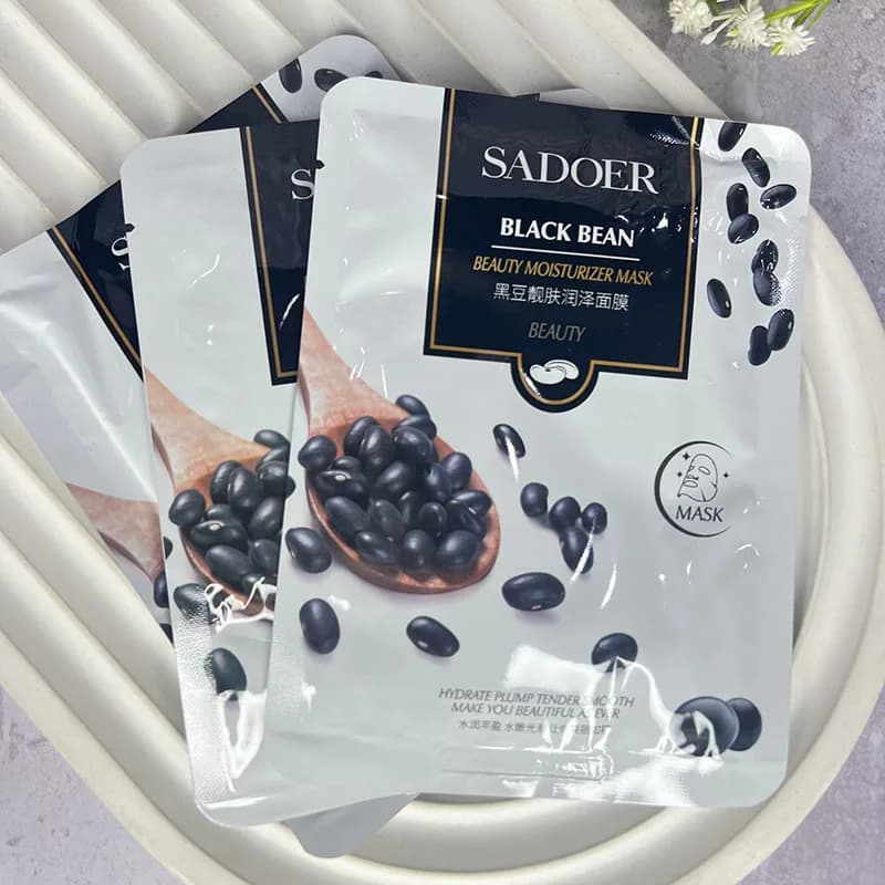 ماسک ورقه ای لوبیا سیاه سادور (5 عددی)(SADOER)