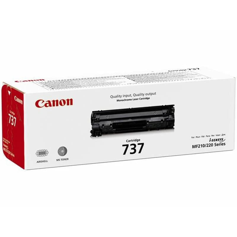 کارتریج کنون 737 canon لیزری مشکی — تصویر ۳