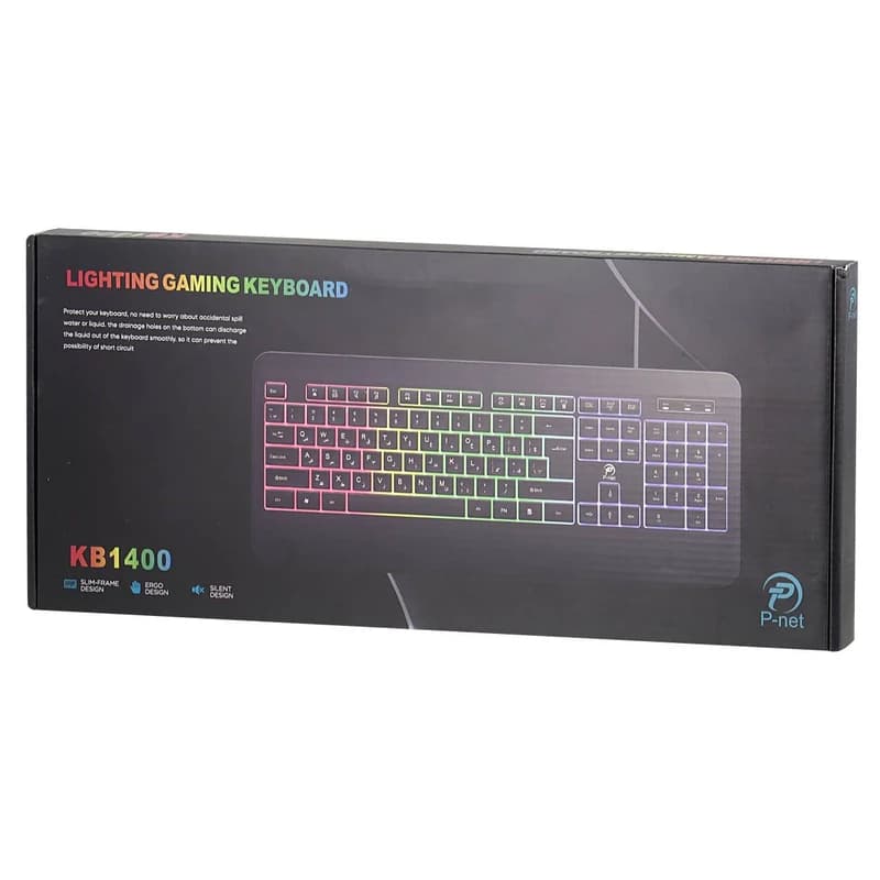 کیبورد مخصوص بازی پی نت مدل KB1400 — تصویر ۶