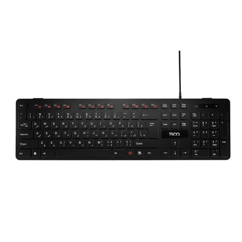 کیبورد تسکو مدل TK8045 با سیم — تصویر ۸