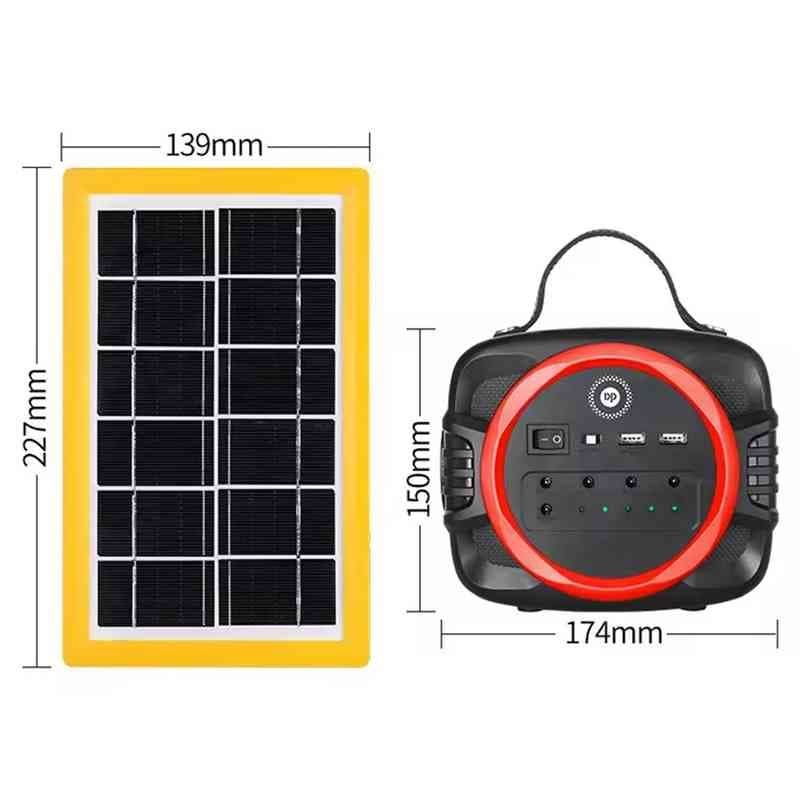 پکیج خورشیدی و سیستم روشنایی DP-7718 — تصویر ۳