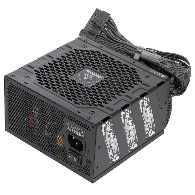 منبع تغذیه کامپیوتر 600W وات گرین مدل GP600A-GED V3.1 (ATX 3.1) — تصویر ۲