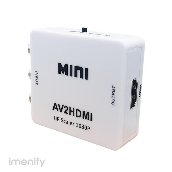 مبدل (تبدیل) AV به HDMI مدل AV2HDMI adaptor Mini — تصویر ۳
