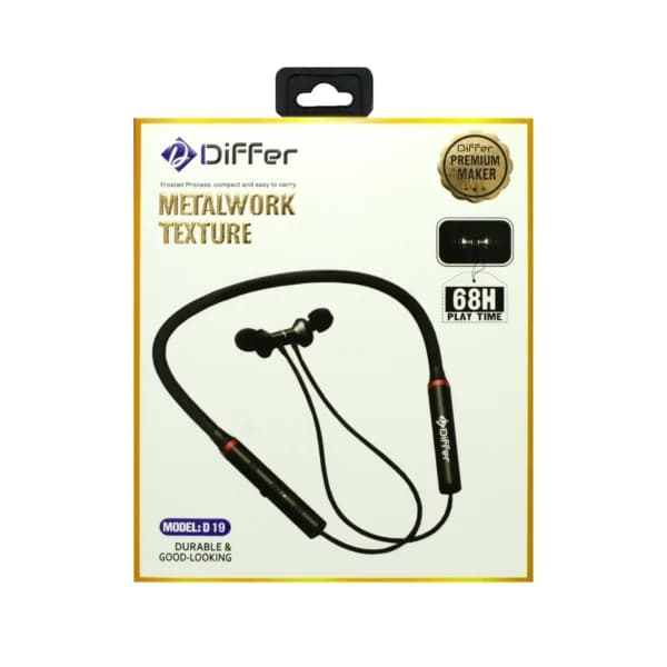 هندزفری گردنی بلوتوثی برند DIFFER مدل D19 — تصویر ۵