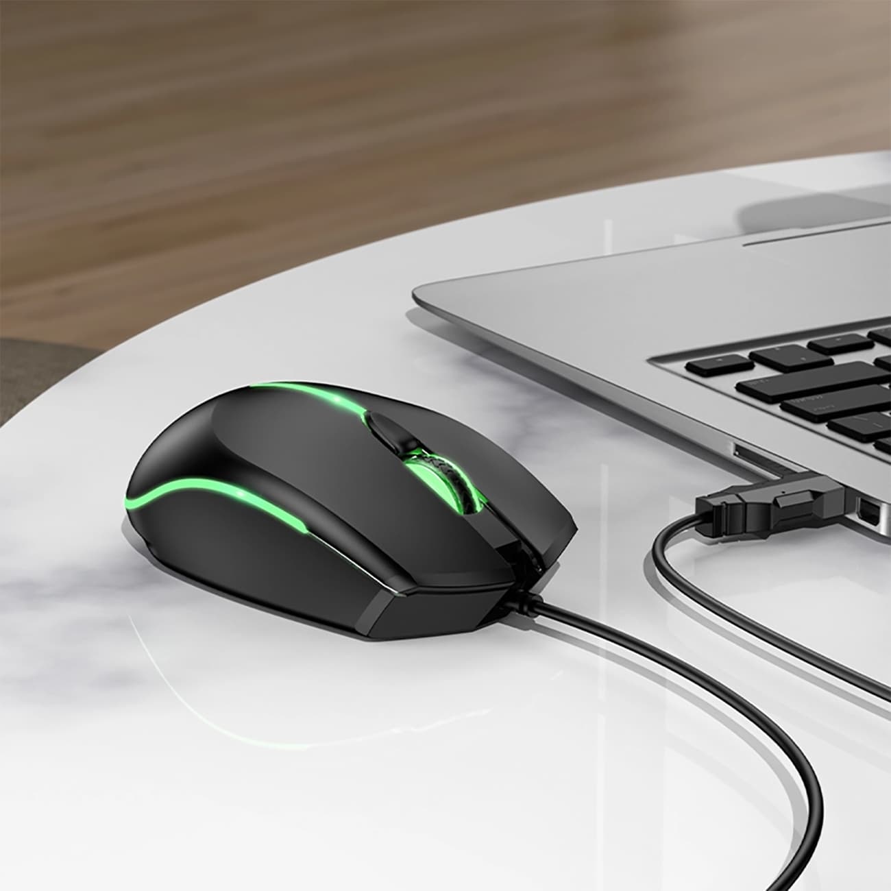 موس گیمینگ سیم دار LED RGB هوکو مدل hoco GM37 — تصویر ۸