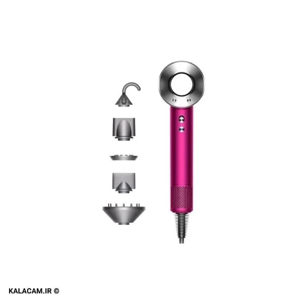 سشوار دایسون مدل Dyson Supersonic HD07-Fuschia/Nickel (صورتی/نقره‌ای)ارسال فوری،ضمانت اصالت مادام العمرکالا+ضمانت سلامت کالا+ضمانت تست کالا — تصویر ۲