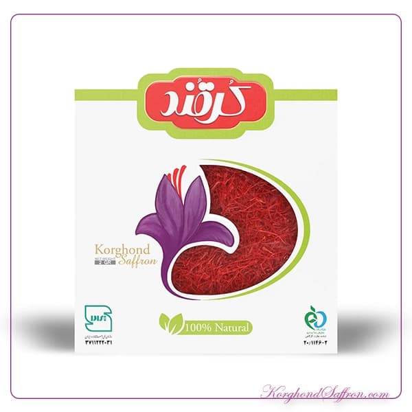 زعفران سرگل سوپر ۲ گرمی پاکتی کرقند — تصویر ۳